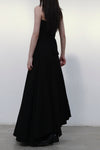 Marc le bihan half jacketless shoulder strap dress 2145 black